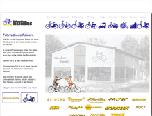 Tablet Screenshot of fahrradhaus-reiners.de